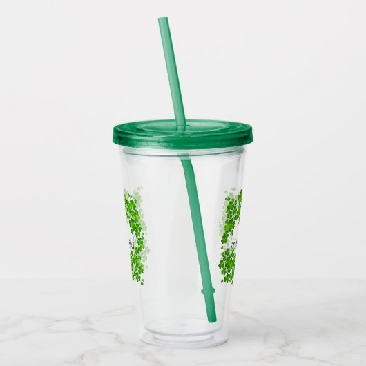 St. Patrick's Day Acryl Plastic Tumbler Acryl Drinkbeker (Links)