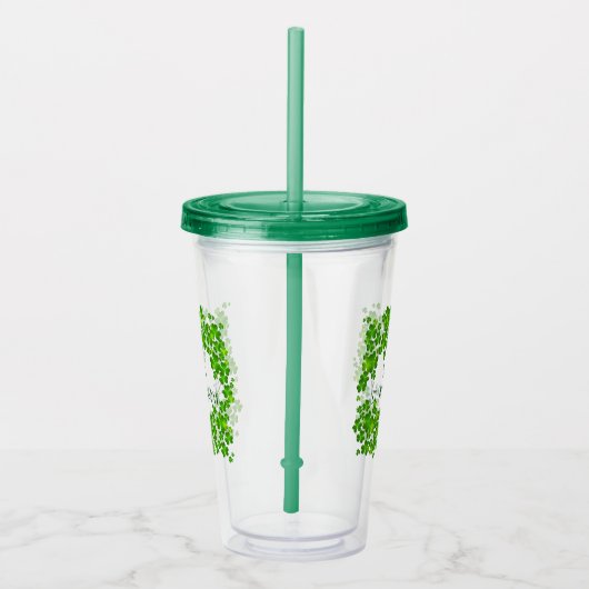 St. Patrick's Day Acryl Plastic Tumbler Acryl Drinkbeker (Rechts)