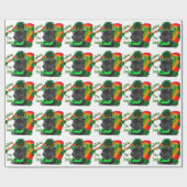 St Patrick's Day Affenpinscher Cadeaupapier (Vlak)