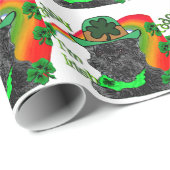 St Patrick's Day Affenpinscher Cadeaupapier (Rol Hoek)