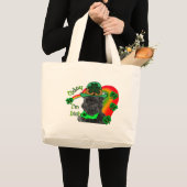 St. Patrick's Day Affenpinscher Grote Tote Bag (Voorkant (product))