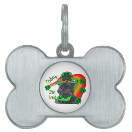 St Patrick's Day Affenpinscher Huisdieren Naamplaatje