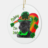 St Patrick's Day Affenpinscher Keramisch Ornament (Links)