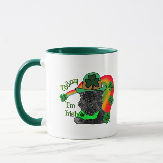 St Patrick's Day Affenpinscher Mok (Links)