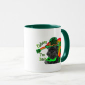 St Patrick's Day Affenpinscher Mok (Voorkant rechts)