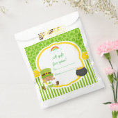 St Patrick's Day African American Boy Baby shower Bedankzakje (Gezegeld)