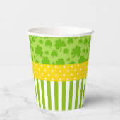 St Patrick's Day African American Boy Baby shower Papieren Bekers (Achterkant)