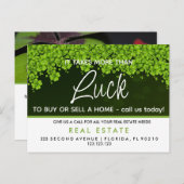 St. Patrick's Day Agent referrals Aankondiging (Voorkant / Achterkant)