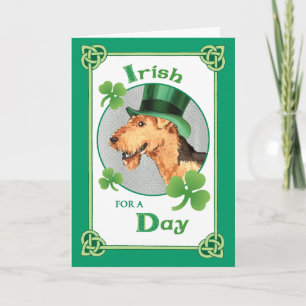 St. Patrick's Day Airedale Kaart