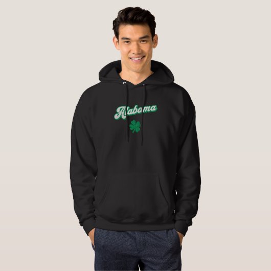 St Patrick's Day Alabama Hoodie (Voorkant volledig)