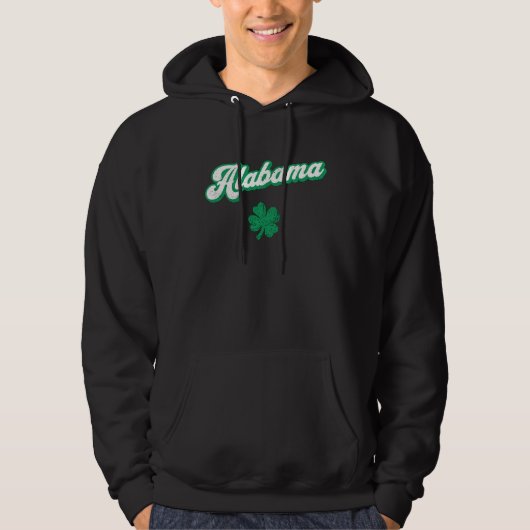 St Patrick's Day Alabama Hoodie (Voorkant)