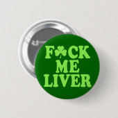 St Patrick's Day Alcohol Drink Ronde Button 5,7 Cm (Voorkant /achterkant)