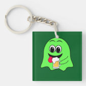 St. Patrick's Day Alcoholische drank en bier Sleutelhanger (voorkant)