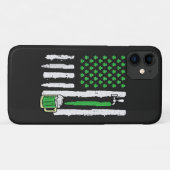 St. Patrick's Day Amerika Vlag Heilige Case-Mate iPhone Case (Achterkant (horizontaal))