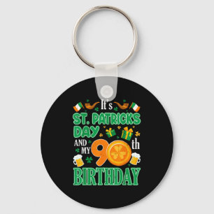 St. Patrick's Day & 90ste verjaardag Ierse kla Sleutelhanger