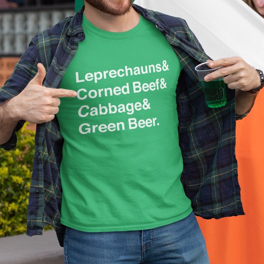 St. Patrick's Day Ampersand Design T-shirt