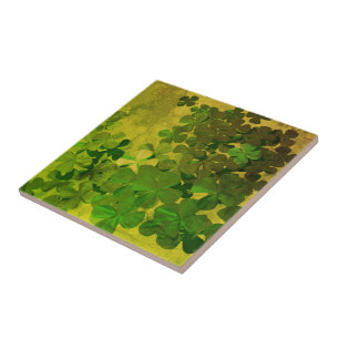 St. Patrick's Day and Good Luck , ‎ vierleaf kla Tegeltje