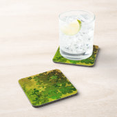 St. Patrick's Day and Good Luck , vierleaf klave Bier Onderzetter (Rechterzijde)