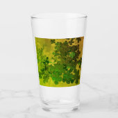 St. Patrick's Day and Good Luck , vierleaf klave Glas (Voorkant)