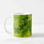 St. Patrick's Day and Good Luck , vierleaf klave Koffiemok (Links)