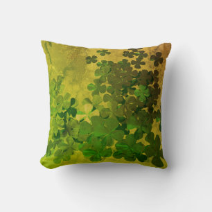 St. Patrick's Day and Good Luck , ‎ vierleaf klave Kussen