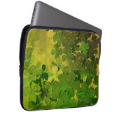 St. Patrick's Day and Good Luck , vierleaf klave Laptop Sleeve (Voorkant Rechts)