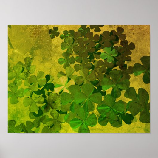 St. Patrick's Day and Good Luck , ‎ vierleaf klave Poster (Voorkant)
