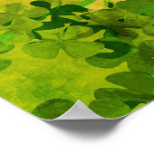 St. Patrick's Day and Good Luck , ‎ vierleaf klave Poster (Hoek)