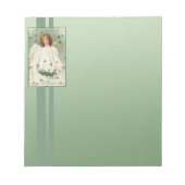 St. Patrick's Day Angel Notitieblok (Voorkant)