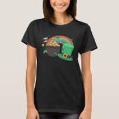 St Patricks Day Apparel leprechaun Pot of Gold rai T-shirt (Voorkant)