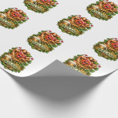 St. Patrick's Day Appel Razernij 🍀 Cadeaupapier (Hoek)