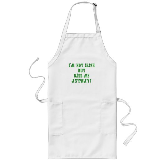 St. Patrick's Day Apron Lang Schort (Voorkant)