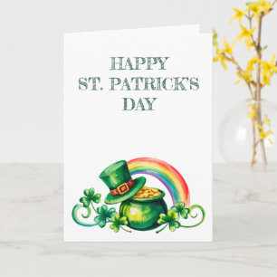 St. Patrick's Day Aquarel Kaart