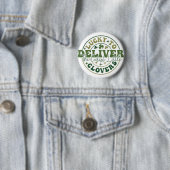 St. Patrick's Day Arbeid en Bevalling Nurse Doctor Ronde Button 5,7 Cm (In situ)