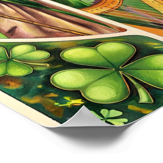 St. Patrick's Day Art Nouveau Poster (Hoek)