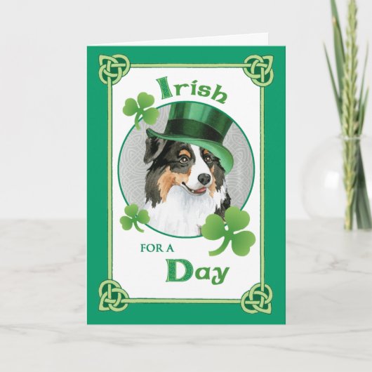 St. Patrick's Day Aussie Kaart (Voorkant)