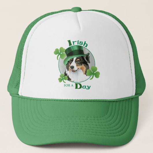 St. Patrick's Day Aussie Trucker Pet (Voorkant)