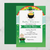 St. Patrick's Day Babies Baby Shower Uitnodiging (Voorkant / Achterkant)