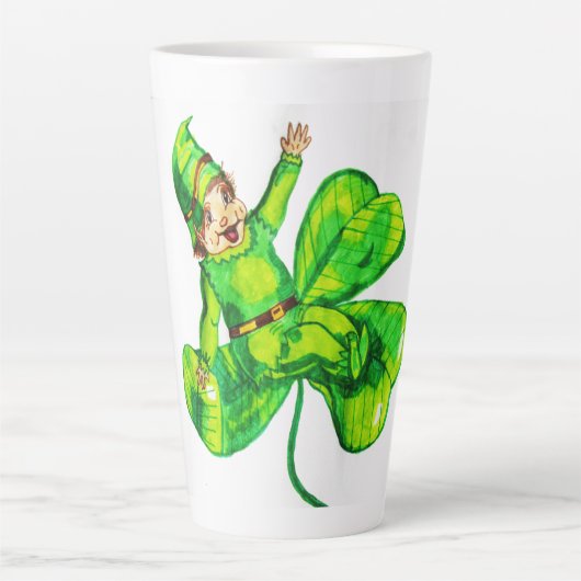 ST. PATRICK'S DAY BABY LEPRECHAUN LATTE MOK (Voorkant)
