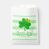 St Patrick's Day Baby shower Dank je wel Bedankzakje (Voorkant)