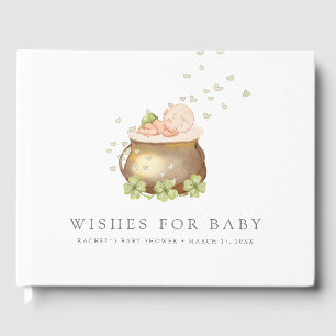 st patricks day baby shower gastenboek