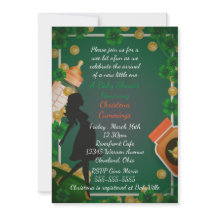 St. Patrick's Day Baby shower Invitation