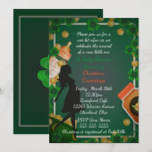 St. Patrick's Day Baby shower Invitation Kaart (Voorkant / Achterkant)