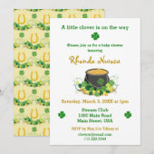 St. Patrick's Day Baby shower Kaart (Voorkant / Achterkant)