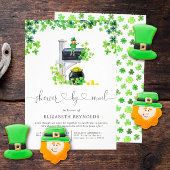 St. Patrick's Day | Baby shower per post Kaart