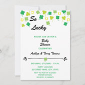 St. Patrick's Day Baby shower Uitnodiging (Voorkant)