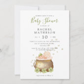 st patricks day baby shower uitnodiging (Voorkant)