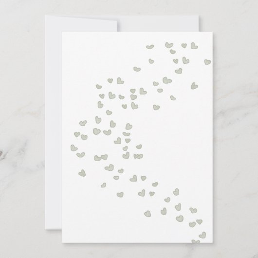 st patricks day baby shower uitnodiging (Achterkant)