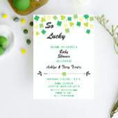 St. Patrick's Day Baby shower Uitnodiging