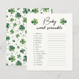 St. Patrick's Day Baby Word Scramble Game